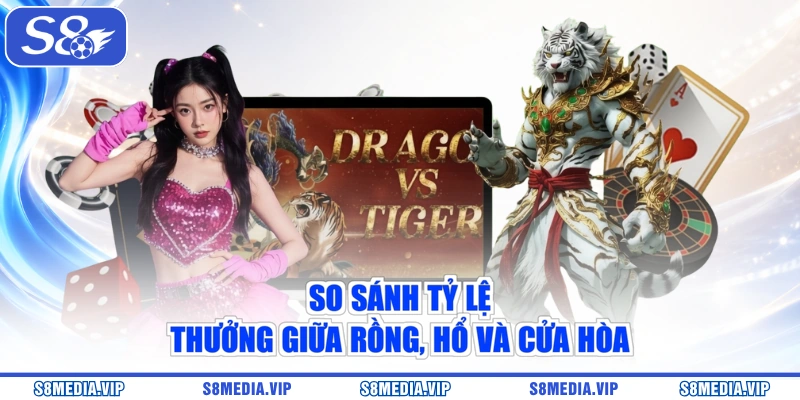 So sánh tỷ lệ thưởng giữa Rồng, Hổ và cửa Hòa