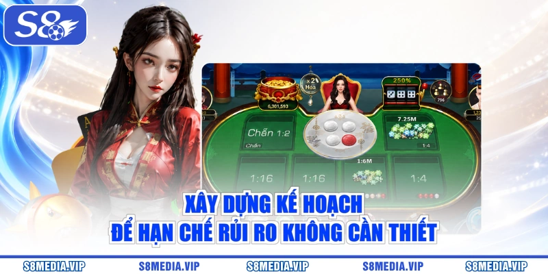 Xây dựng kế hoạch để hạn chế rủi ro không cần thiết